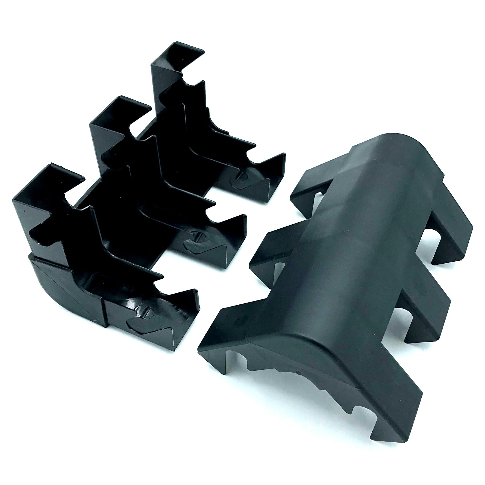 GardenSkill Raised Bed Accessories | Connectors, Planks & Pins to Extend 150mm High Build-a-Bed Vegetable Planters | Fits All 150mm High Models (Plastic Corner Connector Pk2)