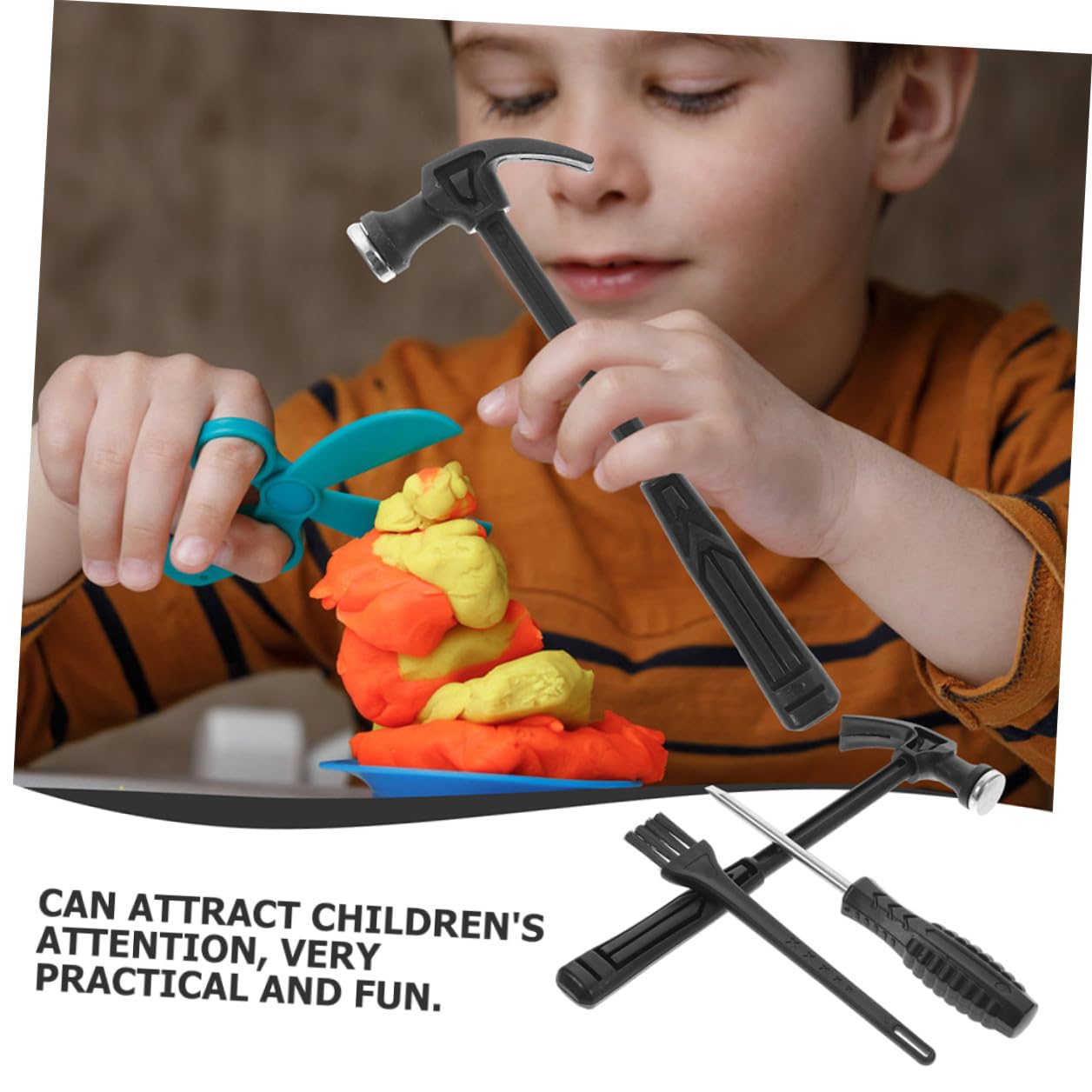 Kit de Herramientas de Excavación 9 Juegos Plástico Metal para Niños