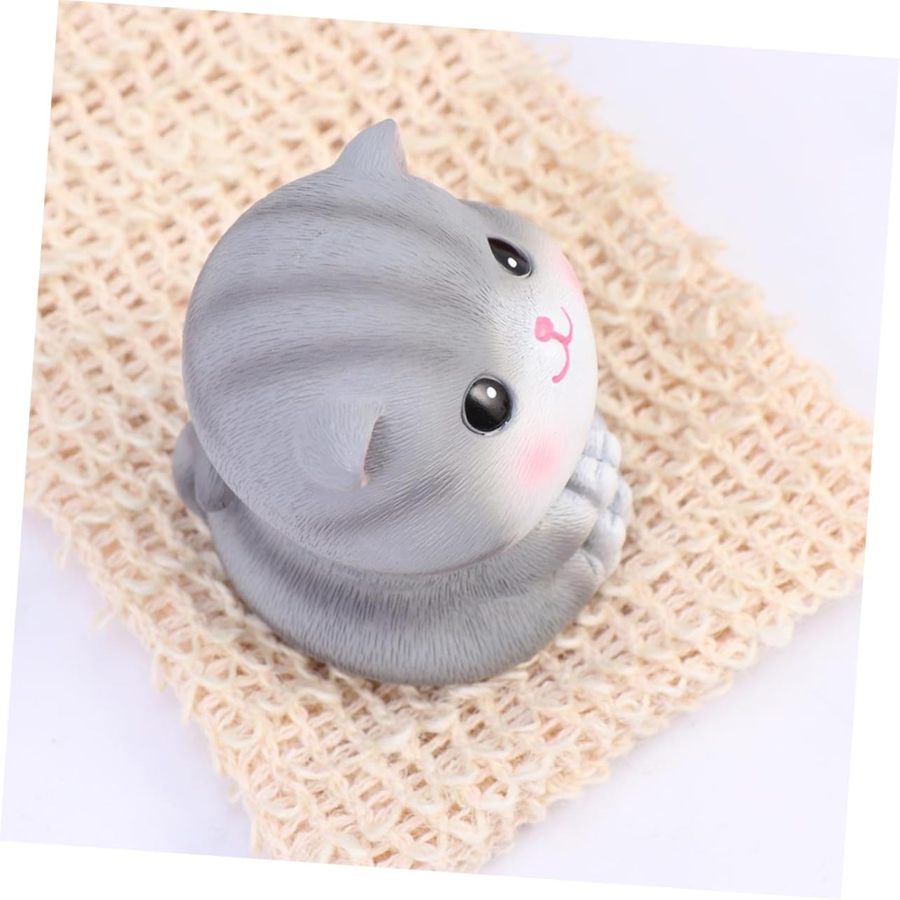 5piezas Decoraciones para Pasteles de Gato de Resina Adornos de Postre para Mesa Decoración de Coche Suministros para Fiestas Estilos Decoración de Mesa de Postres para Boda