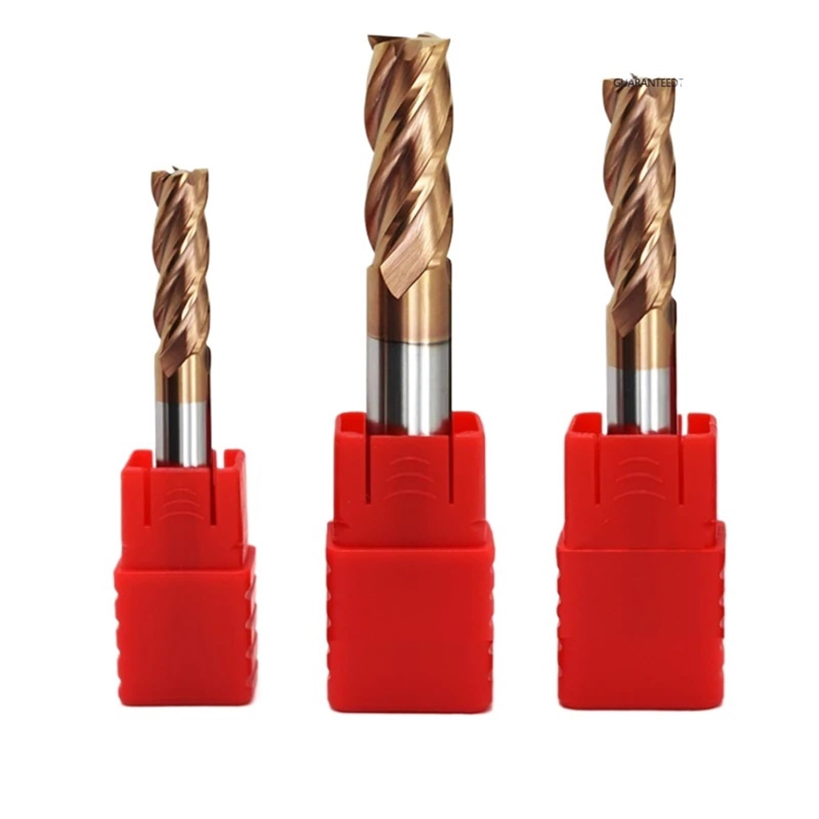 Fresa de carburo de 1 a 20 mm, fresa de 4 ranuras, herramienta de corte de acero de tungsteno con revestimiento de aleación, fresas de mecanizado CNC(5PCS,2 4 5 6 8 10 12 aset)