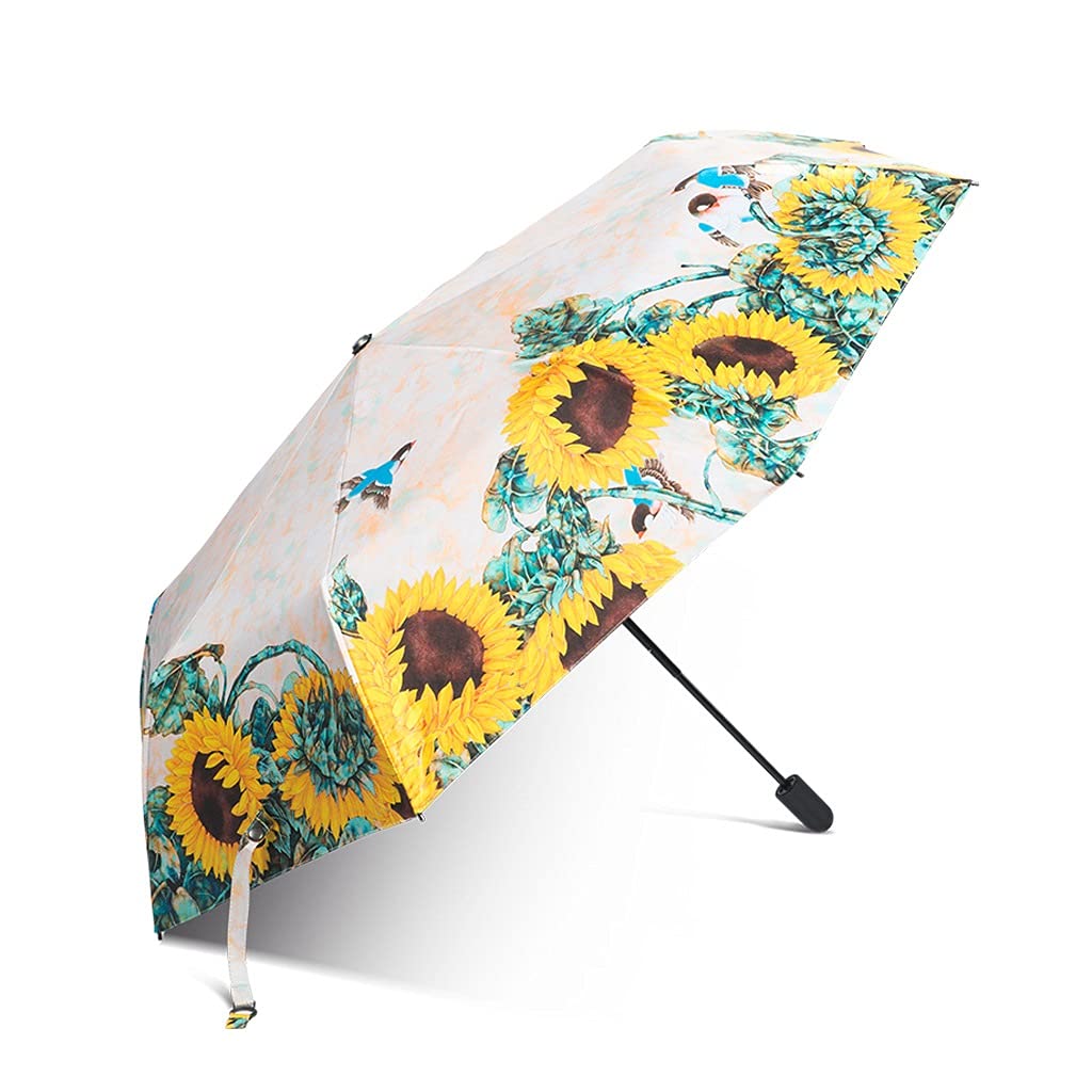 Vinyl Fashion Rain and Rain Dual-use Sunscreen Silk Scarf Custom Gift Set Umbrella