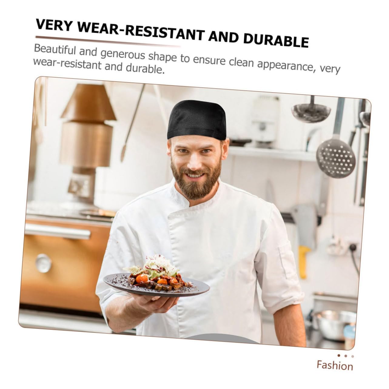 FOMIYES 9pezzi Cappello da Cuoco in Cotone Traspirante e Resistente per Cucinare in Cucina per Servizio in Ristorante Comodo e Leggerper Uso Prolungato
