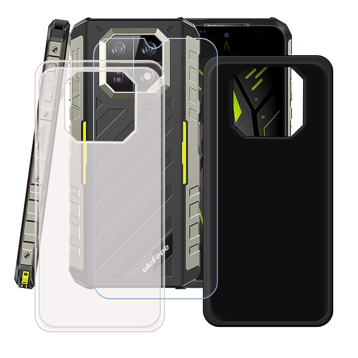 KJYFOANI per Ulefone Armor 22 Cover e Pellicola Vetro Temperato [1