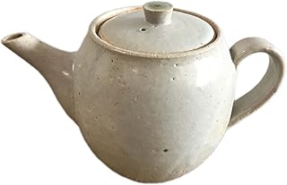 ヤマ庄陶器 急須 白 約幅17×奥行10×高さ9.5cm 信楽焼 Cha-2-1