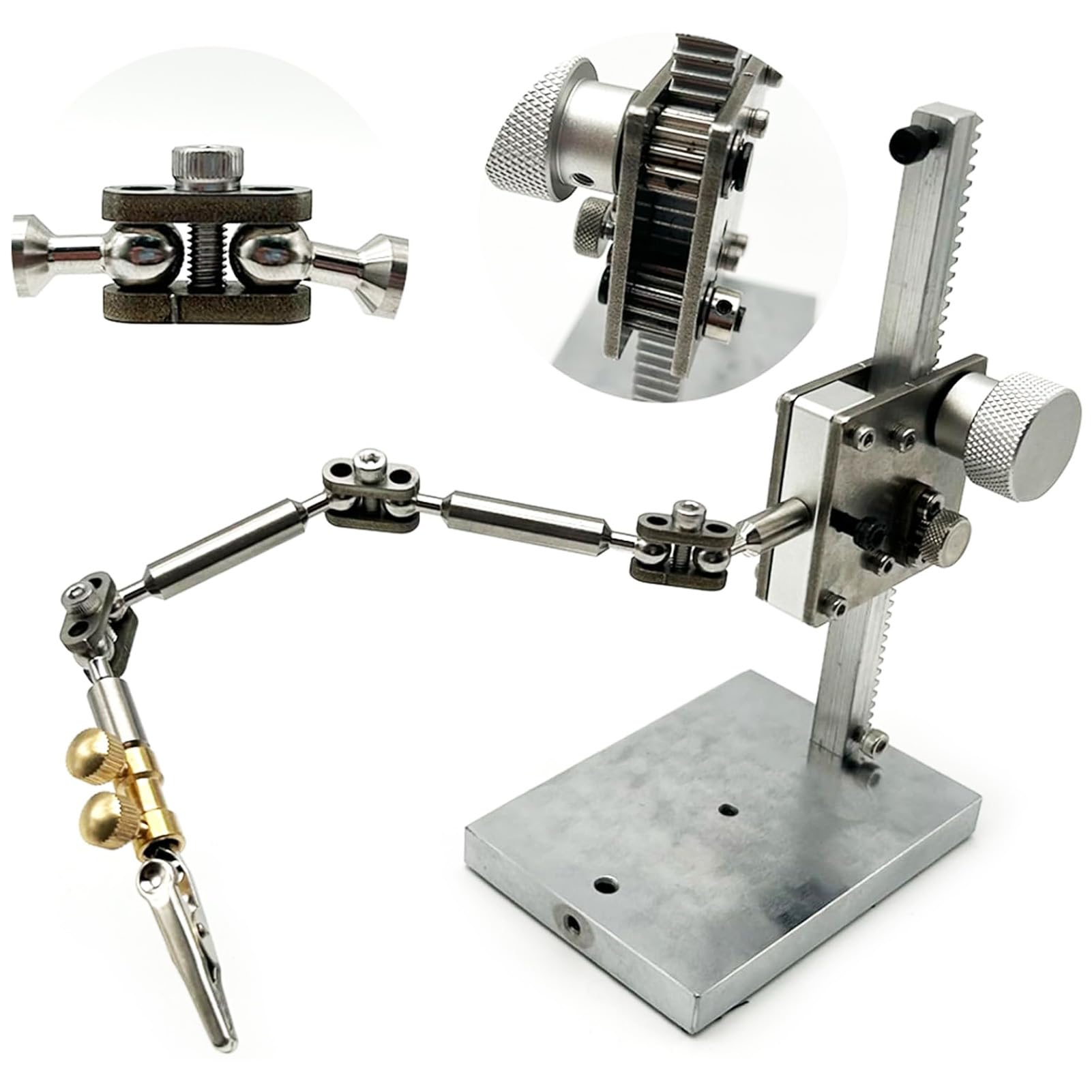 Rig Stop Motion, Kits d'Armature Stop Motion, Système Gréement d'Armature avec 5 Connecteurs/Support Rail 26cm, Positionnement Précis, Plus de Pose d'Affichage pour l'Animation Stop Motion