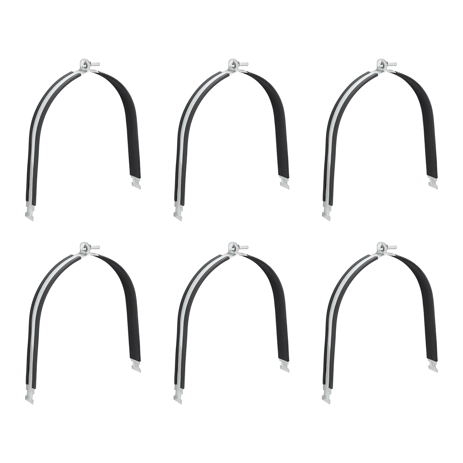 Abrazaderas de amortiguador HARFINGTON de 10-3/4" en acero al carbono con perno para tubos PEX