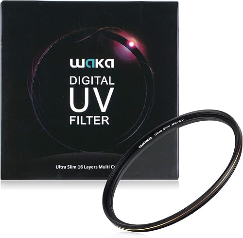 Miniatura 6 de waka Filtro UV MC de 2.283in - Filtro ultra delgado de 16 capas de protección ultravioleta multicapa para lente de cámara Canon Nikon Sony DSLR
