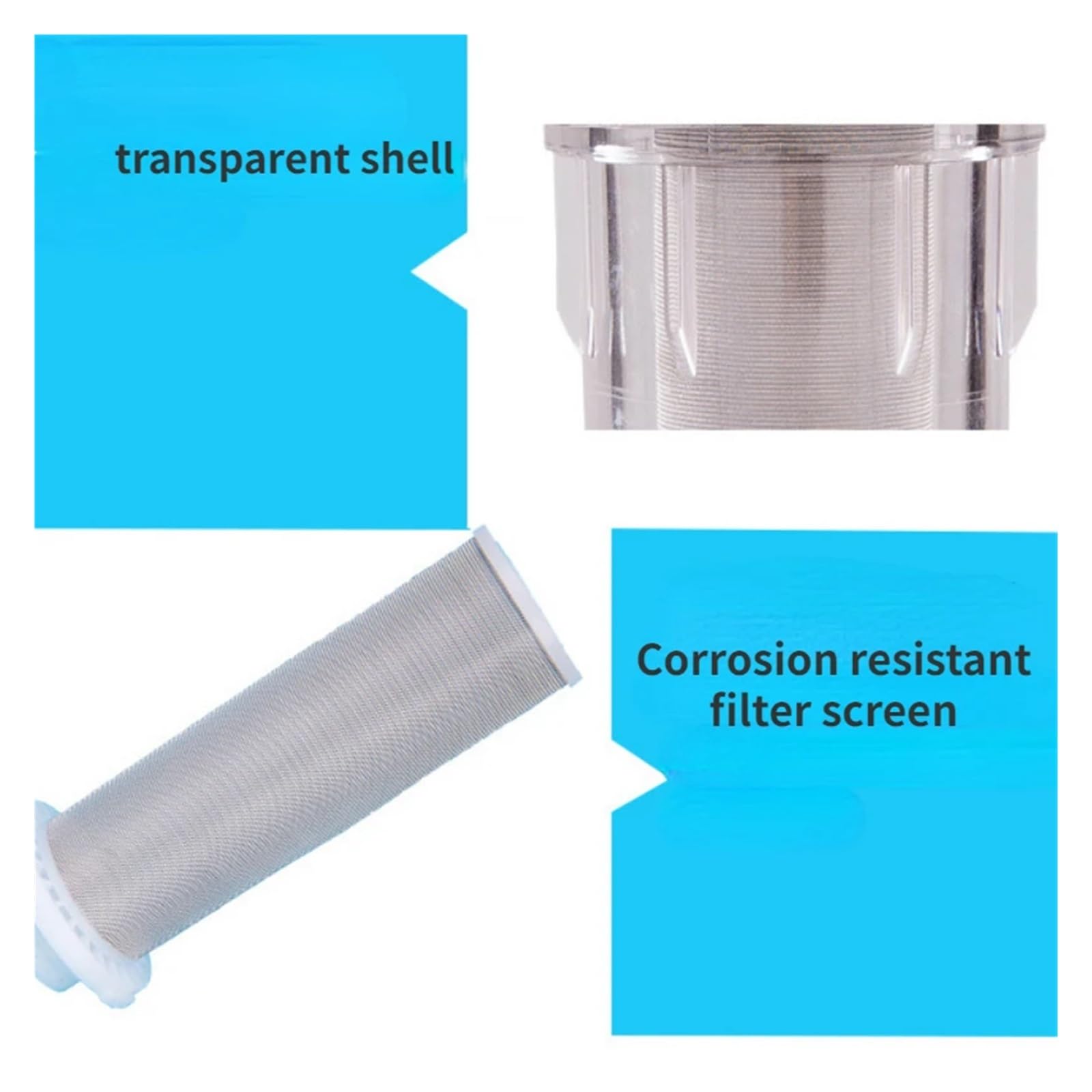 Purificador de agua Universal for el hogar, prefiltro, filtros de agua, purificador frontal, purificación de agua Central, accesorios PPR, 1 ud.