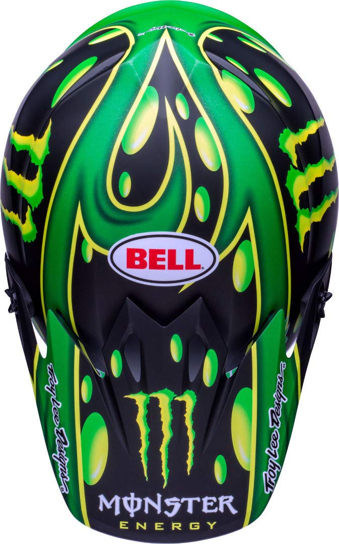 BELL HELMET MX-9 MIPS SHOWTIME MATTE BLACK/GREEN S : Amazon.nl