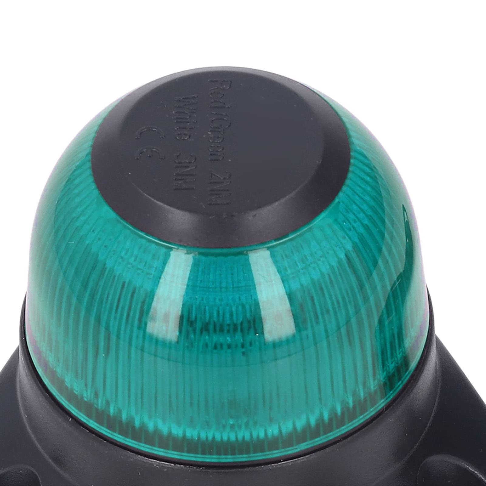 Luce di navigazione a LED per barche, luce di poppa marina, luce di navigazione pieghevole impermeabile IP67 antiabbagliamento con consumo di energia basso di 3 W per yacht da (Verde 2NM 101LM)