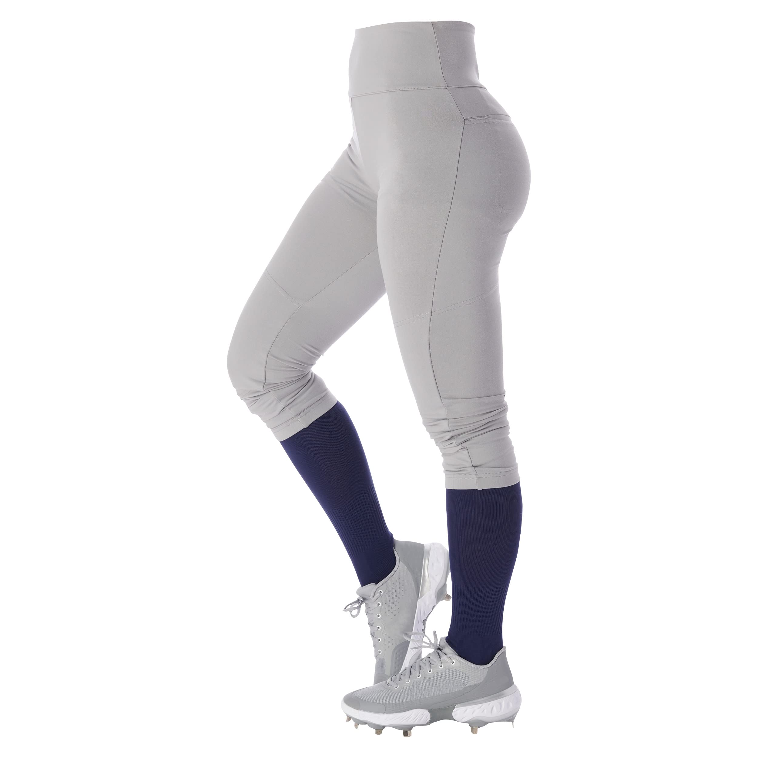 Champro Women's Standard Yoga-Pant, Grey, Medium