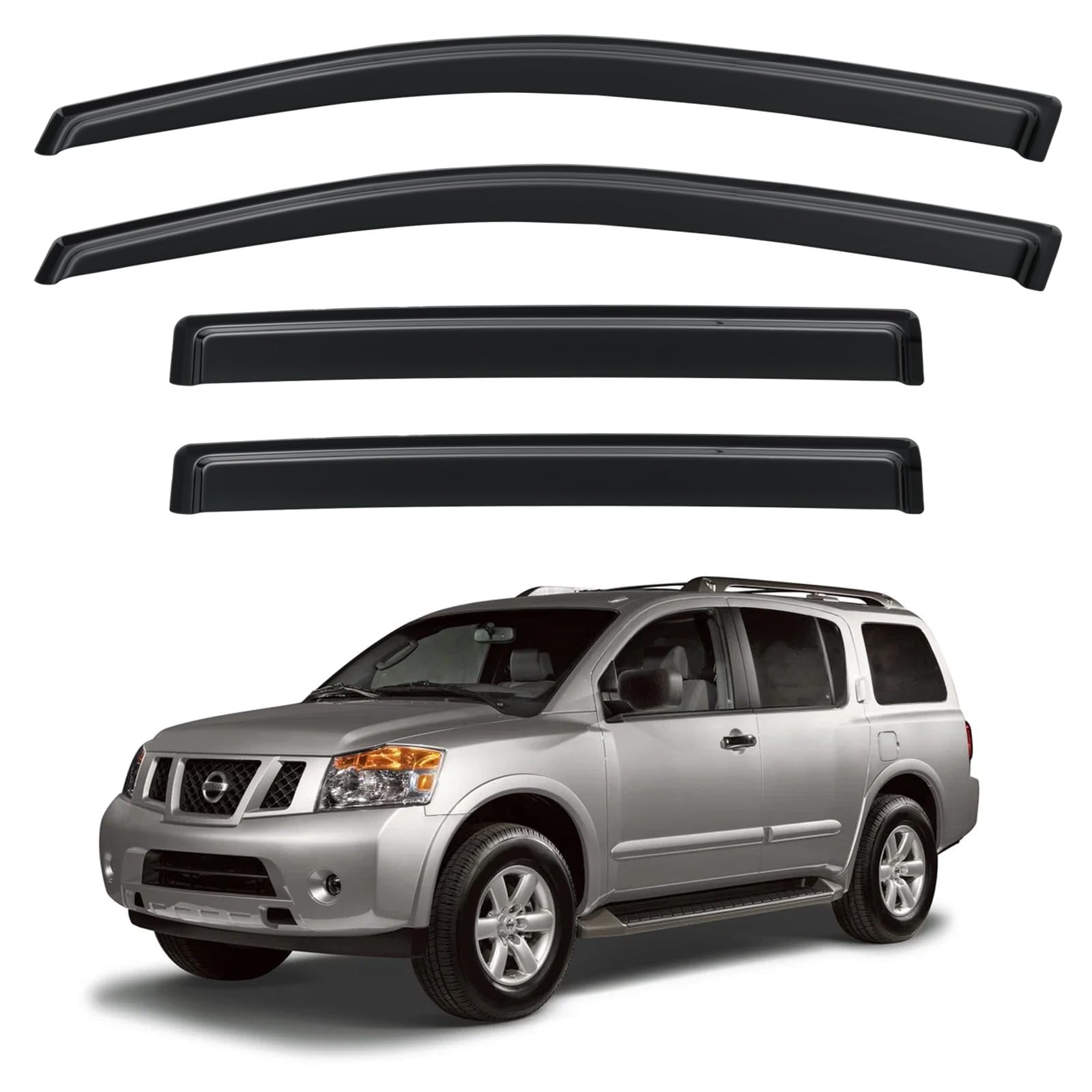 YQAUTEC Window Rain Guards 