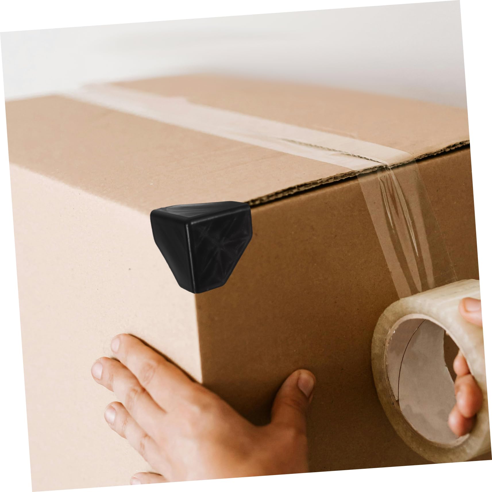 Alipis 100 Protections D'angle en Plastique 100 Pièces pour Emballage Protection de Bord Robuste lors du Déménagement pour Cartons et Meubles
