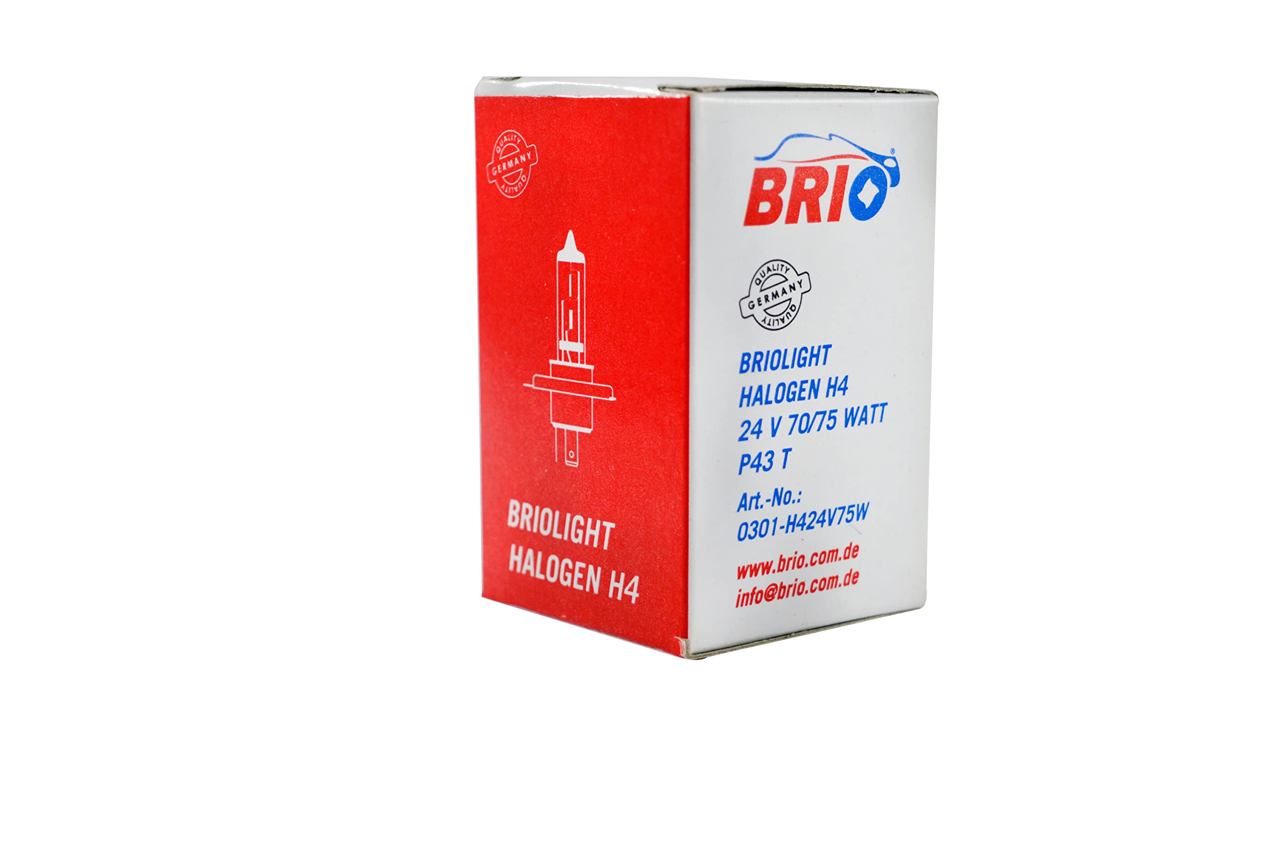 Brio Ampul Halojen H4 24V 75/70W 64196 2 Li