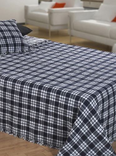 Javier Larráinzar Colcha Jairo Azul Cama 105 (180 x 220 cm)