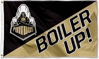 Purdue Boilermakers Boiler Up 3x5 Grommet Flag