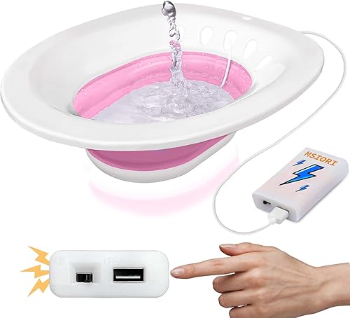 Baño Sitz para hemorroides, baño Sitz para cuidado posparto, adecuado para mujeres embarazadas y cuidado perineal, asiento de vapor Yoni,