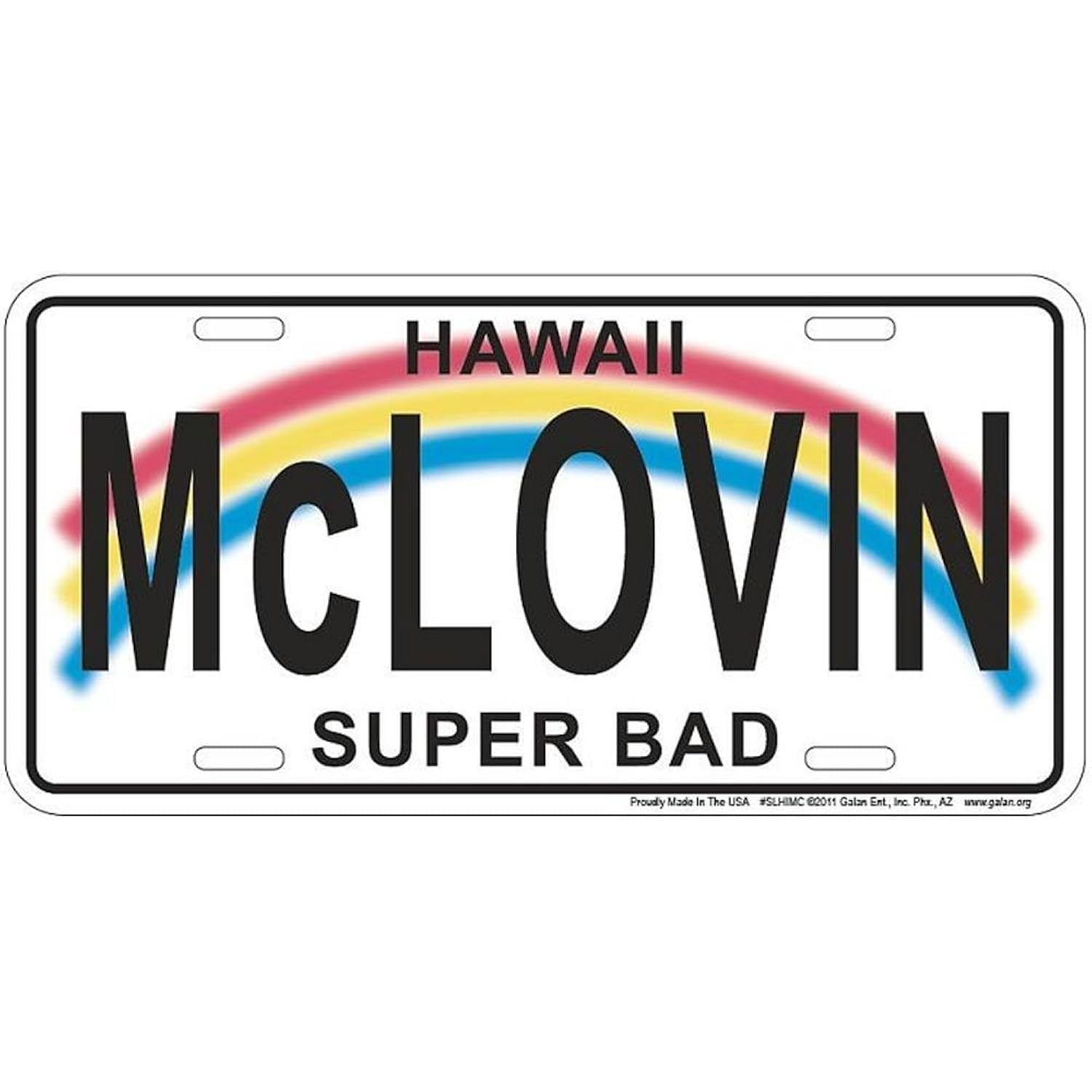 Plaque McLovin Hawaii le cadeau insolite parfait pour les fans de pop culture