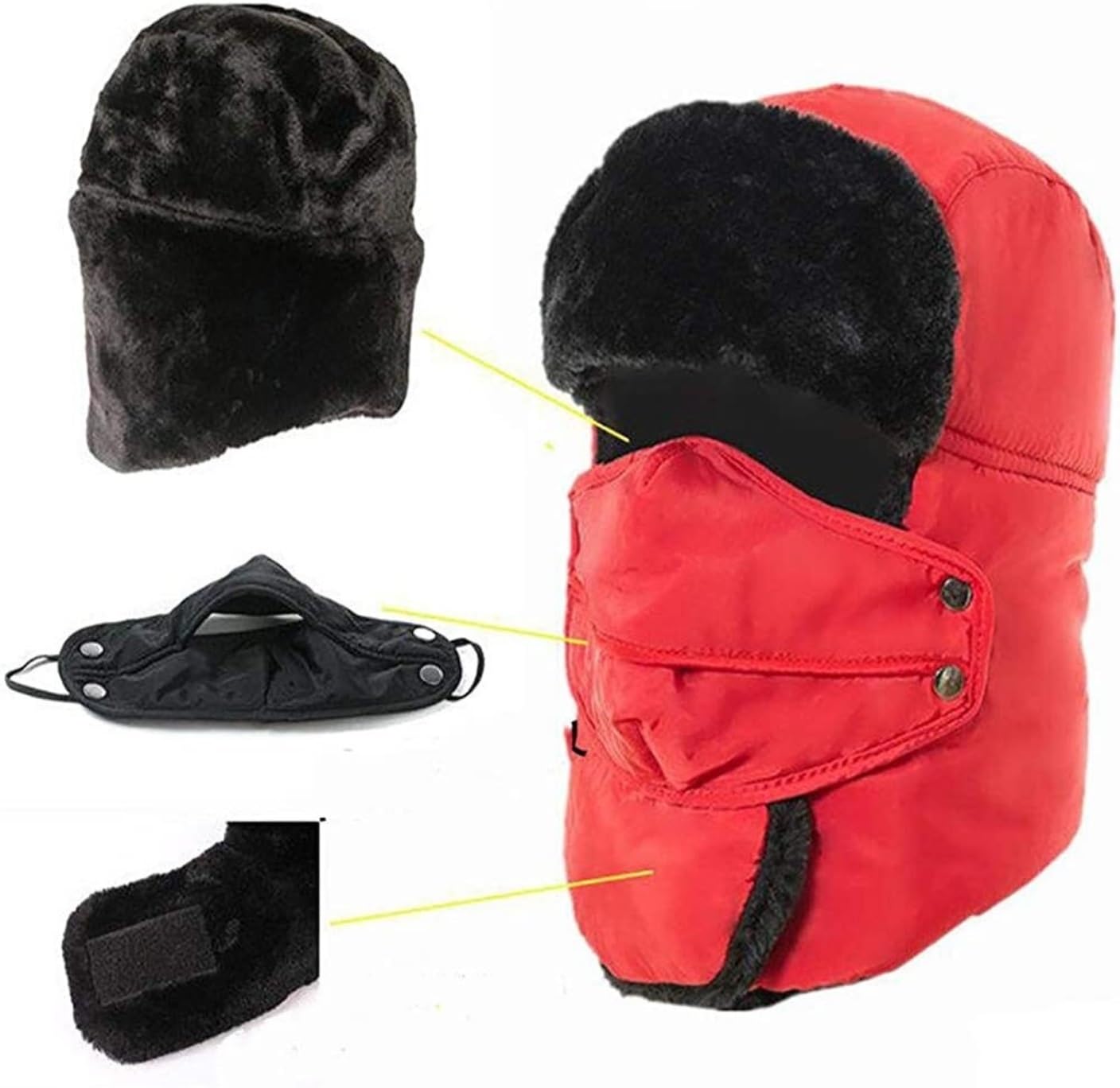 Cappello Invernale Berretto Cappello Unisex Cappello Invernale Antivento Con Paraorecchie Per Ciclismo Berretto Da Esterno