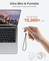 Vista 5 de Unidad flash USB 3.0 de 64 GB, mini memoria impermeable con orificio para cordón, Plug and Play, almacenamiento portátil para computadora, laptop