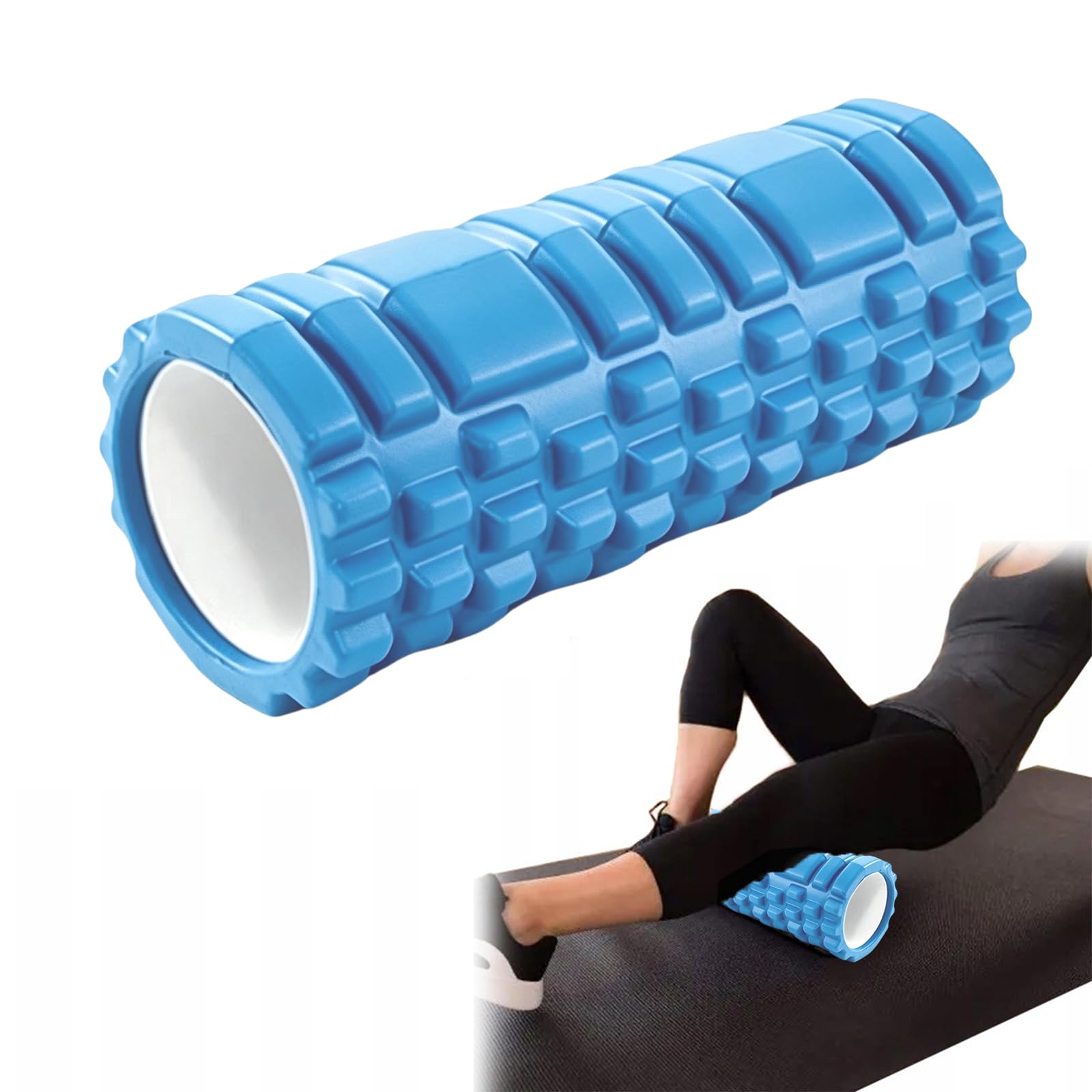 Foam Roller, Yoga Pilates Roller for Relax Muscles, Foam Rollers for Back, Legs & Arms, Trigger Point Muscles Enhance Recovery, Balance Exercises