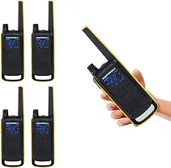 Kit 04 Radio Comunicador Profissional Walk Talk T470BR - até 35km