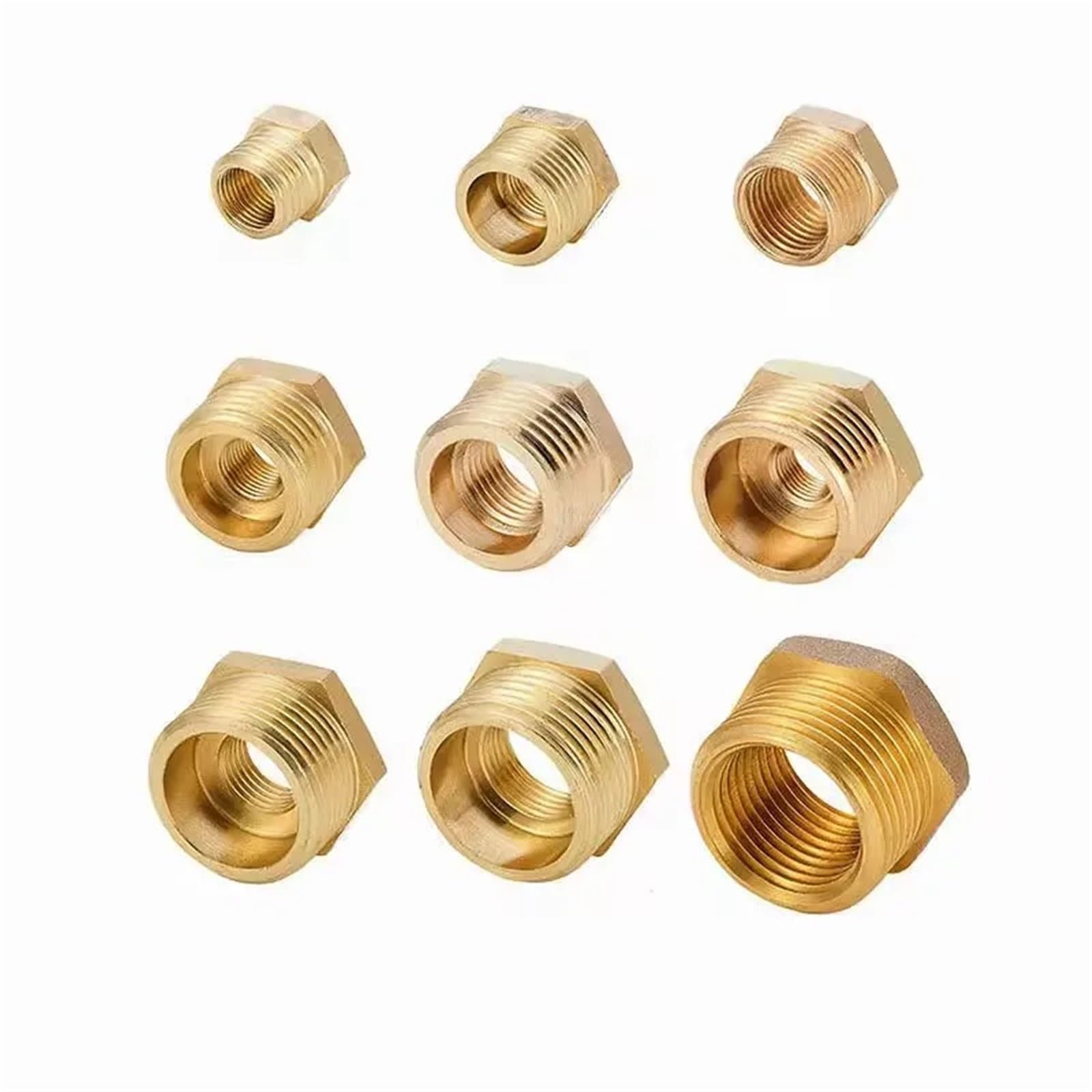Raccord Laiton BSP Réducteur Hexagonal Mâle/Femelle – 1 Pièce – Eau/Gaz/Huile