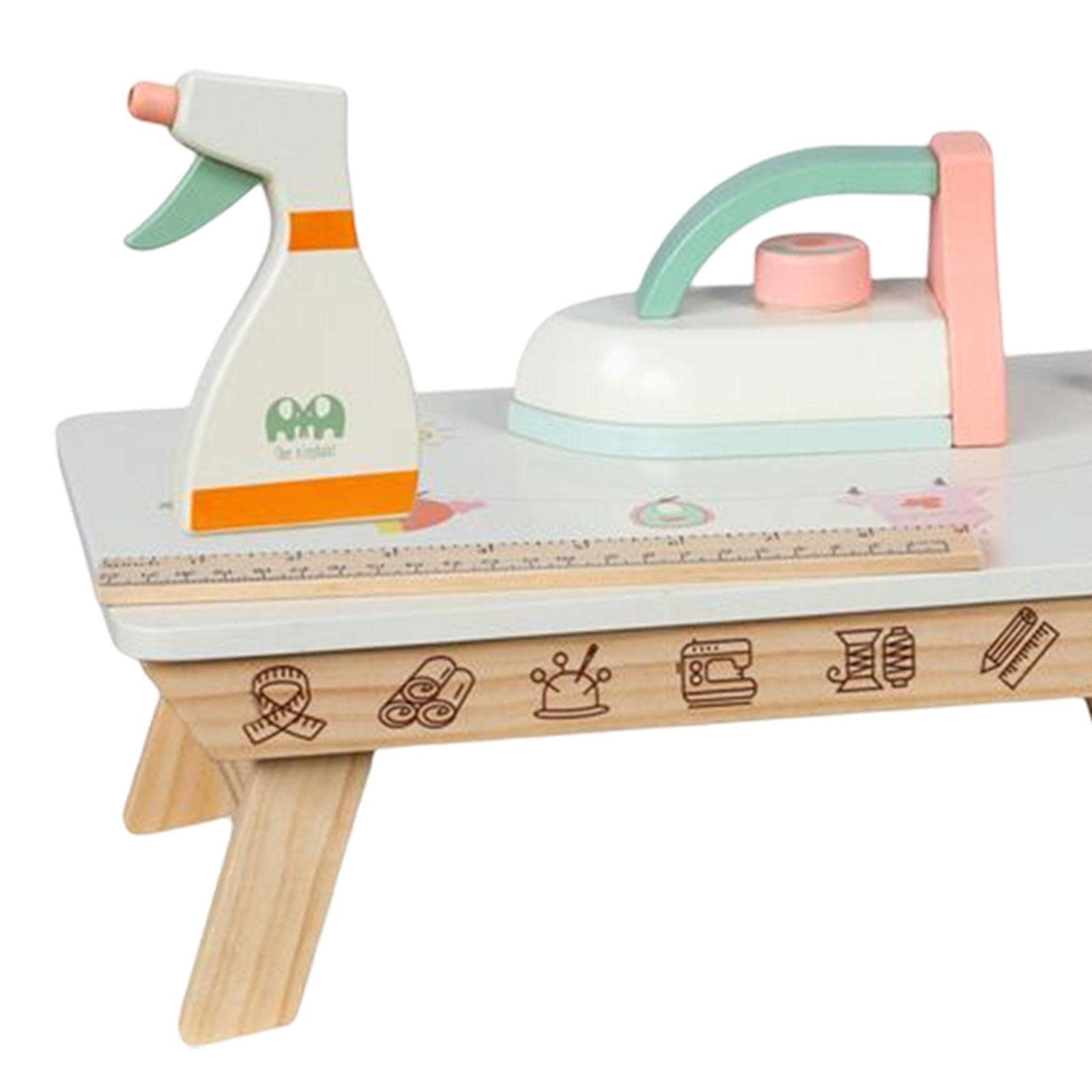 Juguete para Niños, Juguete para La Lavandería, Juguete para El Desarrollo Sensorial con Plancha para La Ropa.