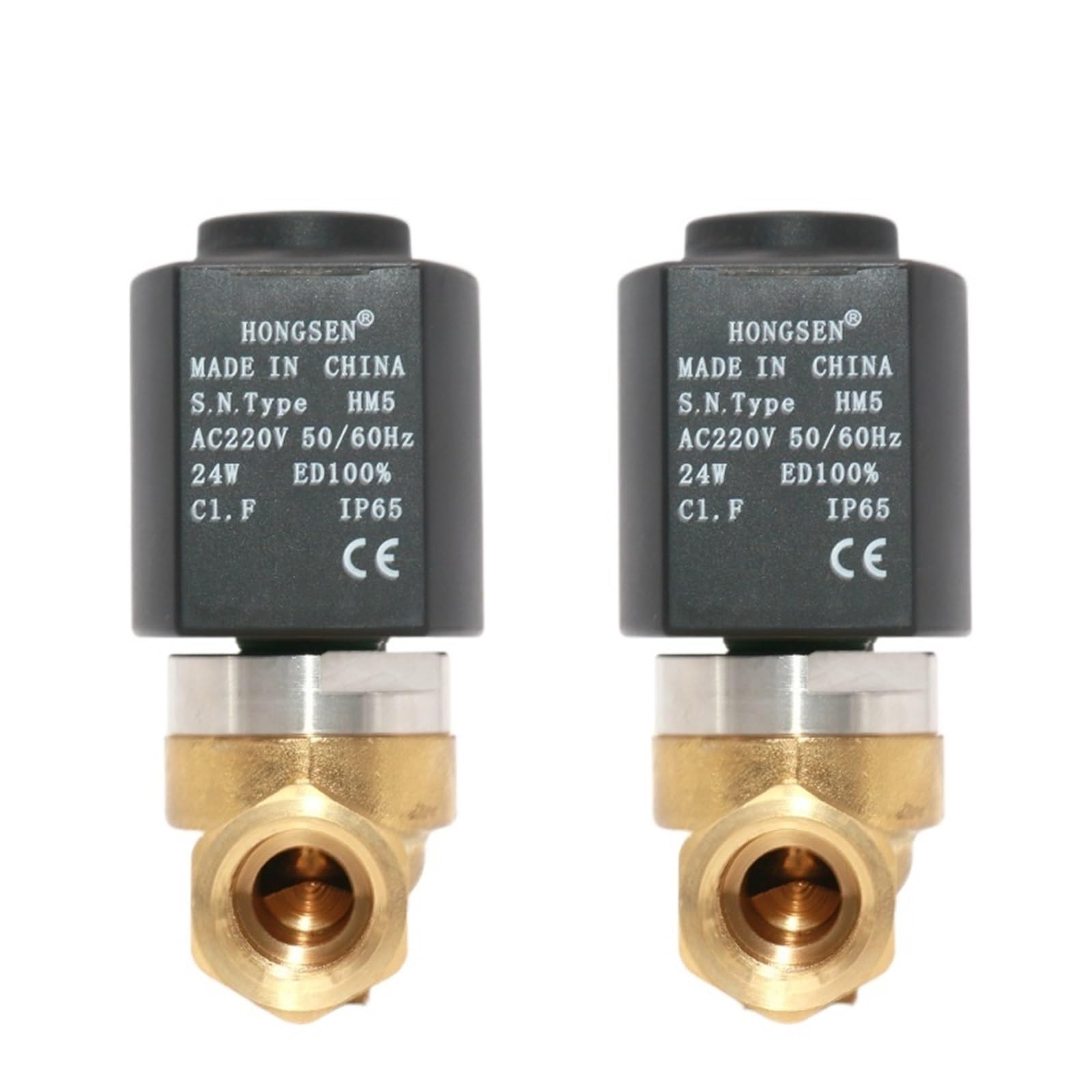 Elettrovalvola, Elettrovalvola CO2 ad alta frequenza da 1/2 "DN15 Valvola di controllo unidirezionale in ottone Valvola acqua AC220