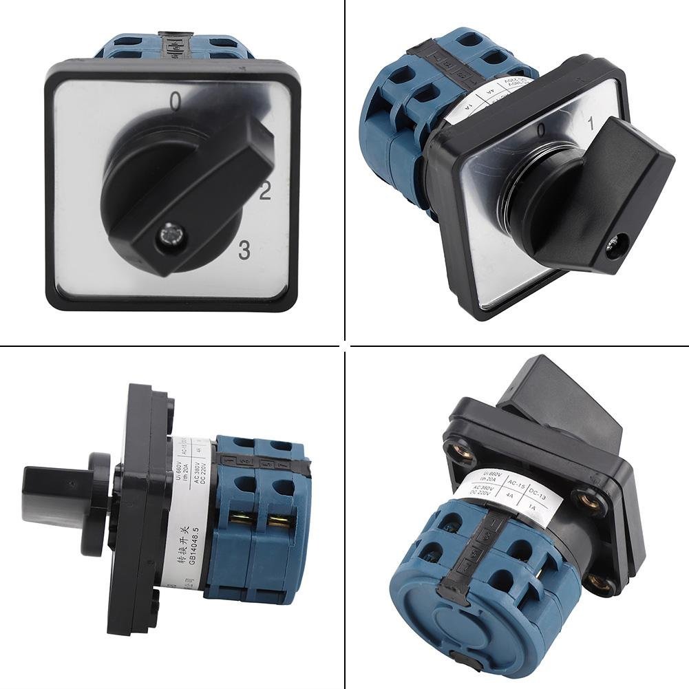 Buy Changeover Switch, Universal Rotary Cam 4Position 2 Pole 8 Screw