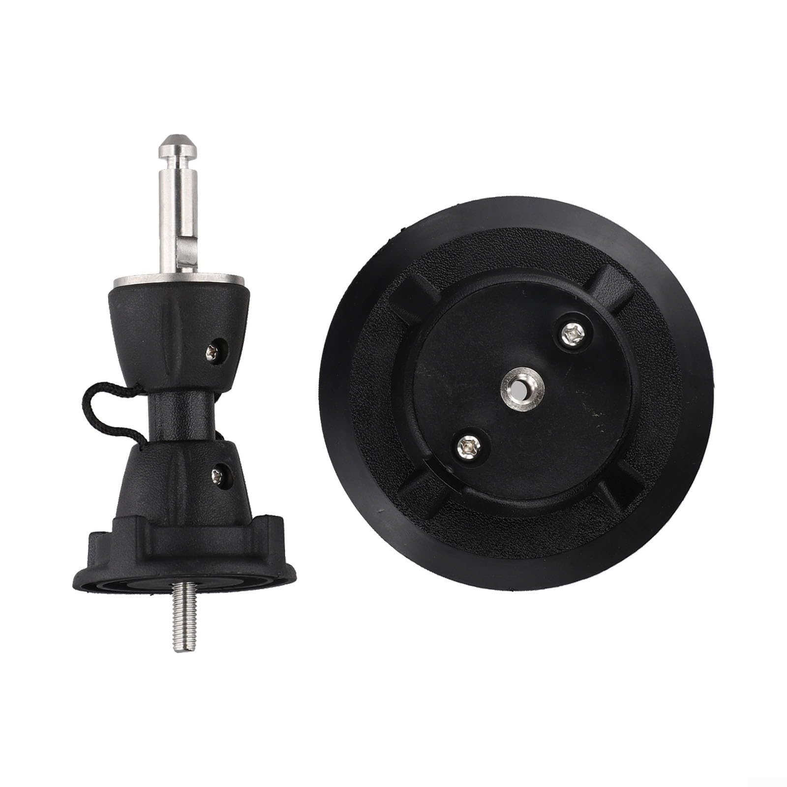 Windsurf-Mast-Basis mit 360-Grad-Drehgelenk, PVC-Segelgrundplatte für Windsurfen, niedriges Profil, Sehnengelenk, Windsurf-Board-Hardware, schwenkbarer Mastfuß