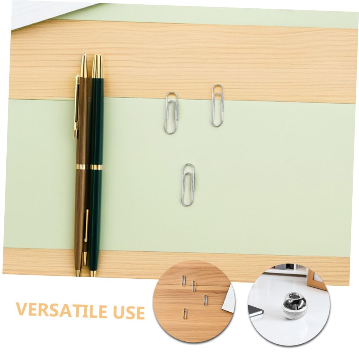 Set Graffette Magnetiche 2 Pezzi in Ferro Argento, Segnalibro | Back To School Party, Scatola Magnetica in Plastico, Uso Scuola e Lavoretti, Idea Regalo per Amici e Parenti