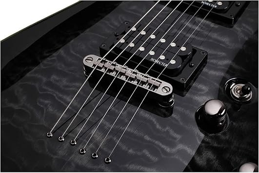 Schecter Omen Extreme-6 Electric Guitar - See-Thru Black