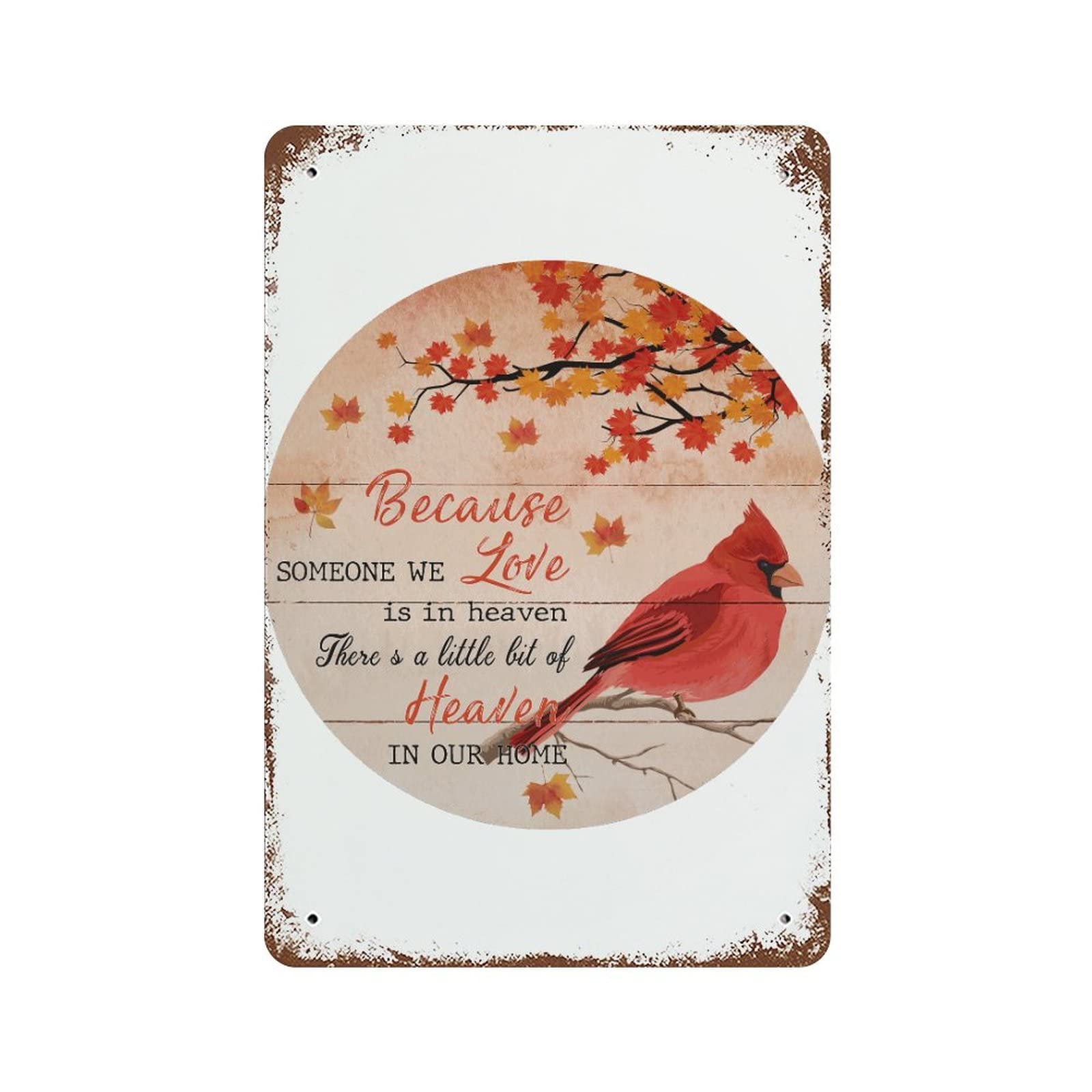 Panneau cardinal en aluminium 30,5x45,7 cm plaque de cuisine salon