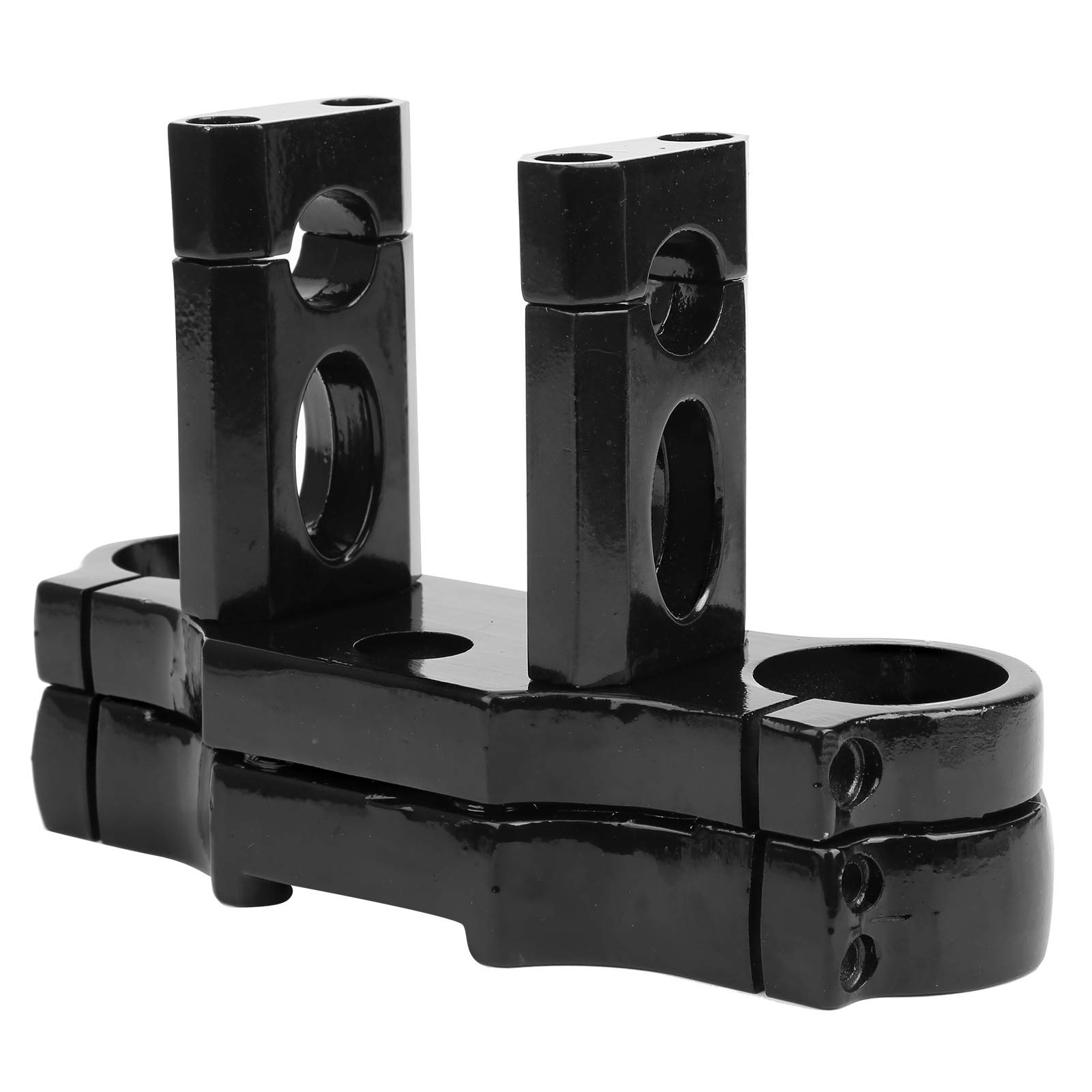 Pince à Triple Arbre, Fydun 6 Pièces Moulage du Guidon Le Noir Assemblage de Pinces de Té de Fourche Accessoire de Véhicule pour Dirt Bike