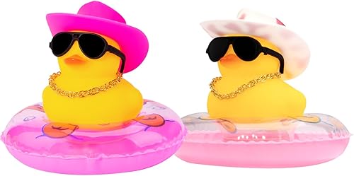 Miniatura 17 de wonuu Pato de goma para automóvil, 2 unidades, decoración de tablero de instrumentos de automóvil, accesorios de decoración de tablero de automóvil