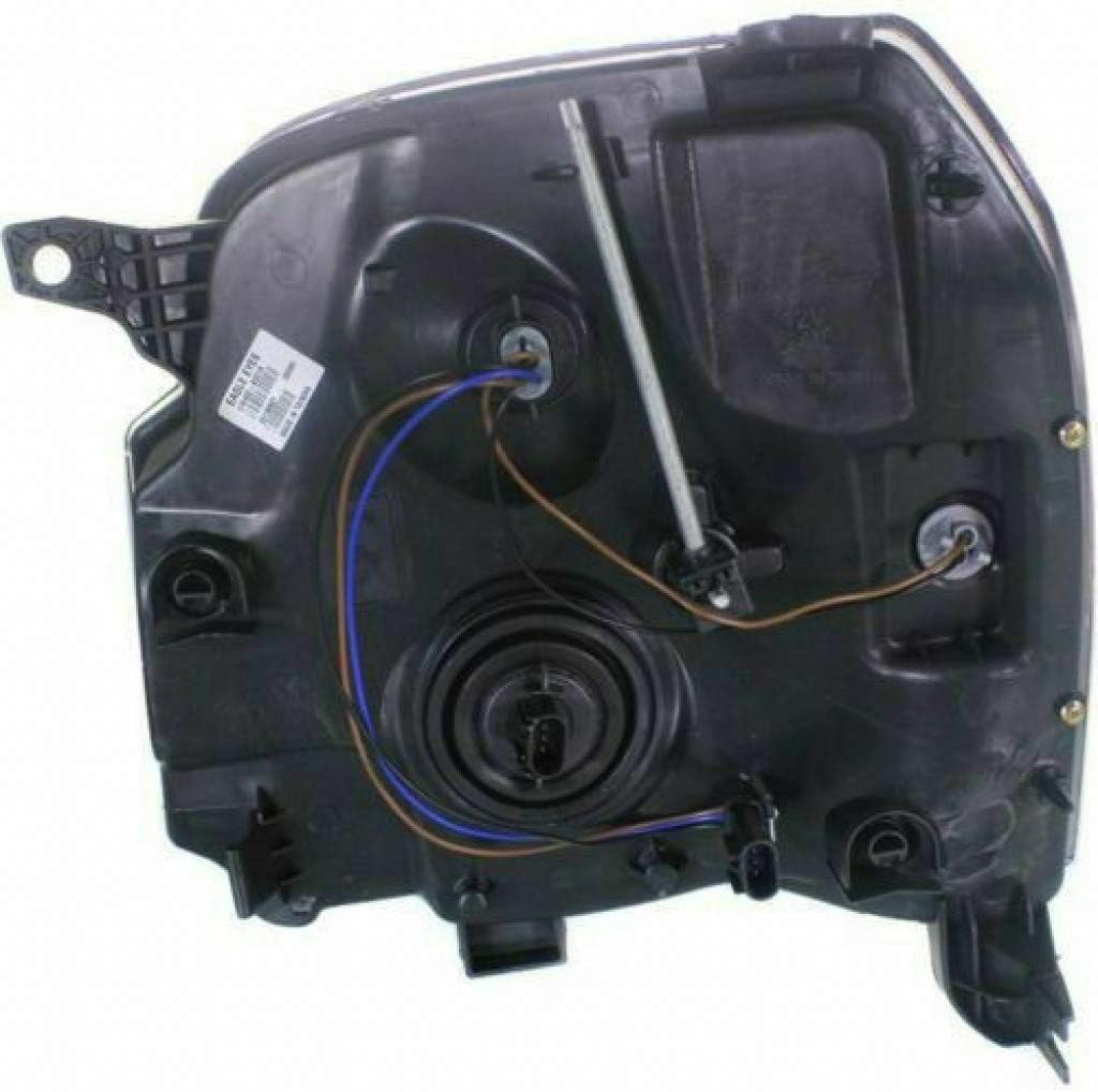 CarLights360: For GMC Yukon Headlight Assembly 2007-2014 Passenger Side DOT Certified w/Bulbs GM2503318 Vehicle Trim: Denali