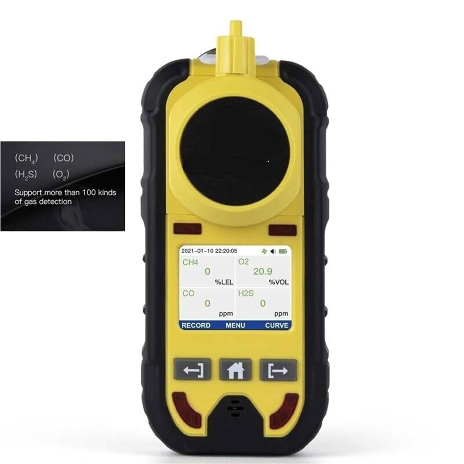 monitor co2, Detektor Gazu Z Pompą Cyfrowy Wyświetlacz LCD Wycieku Paliwa Tlenowego samochodu
