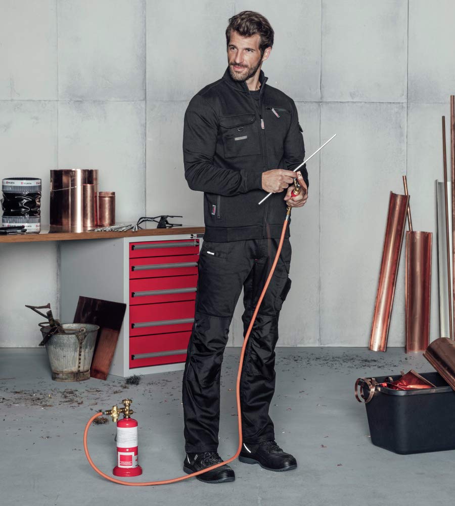 WÜRTH MODYF Felpa da lavoro fullzip Dynamic antracite uomo
