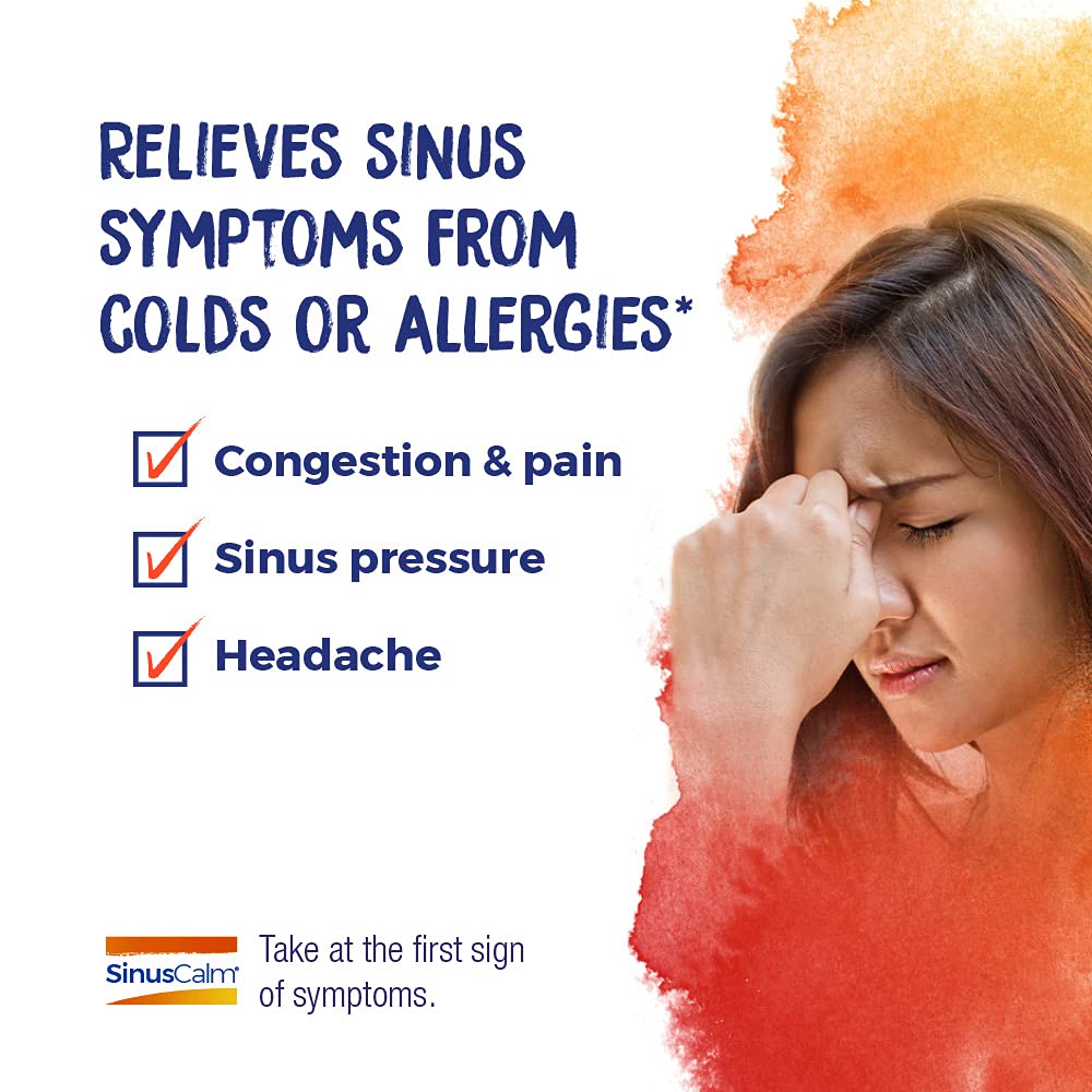 Boiron Sinuscalm Sinus Relief Medicine, Tablets for Runny Nose