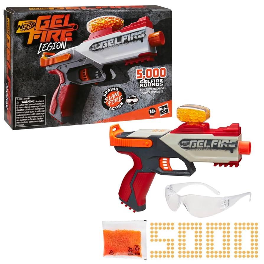 NERF GELFIRE LEGION トイガン Amazon.com: Nerf Pro Gelfire Legion Spring Action Blaster
