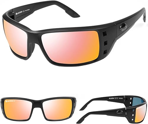 Miniatura 8 de Gafas de sol deportivas polarizadas para hombres y mujeres, ciclismo, conducción, pesca, gafas de sol cuadradas 100% de protección