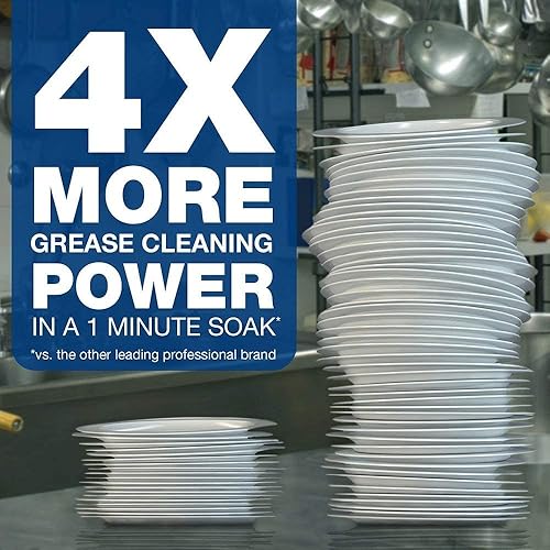 Miniatura 4 de Dawn Professional Paquete combinado de detergente líquido para lavavajillas, a granel, y desengrasante resistente, 4 galones de detergente + 2