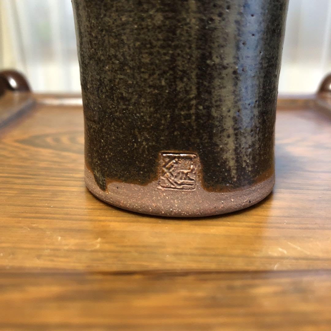 茶道具 丹波焼 蓋置き 15代正元直作 共箱 ※海外発送の場合、木箱は付属いたしません※