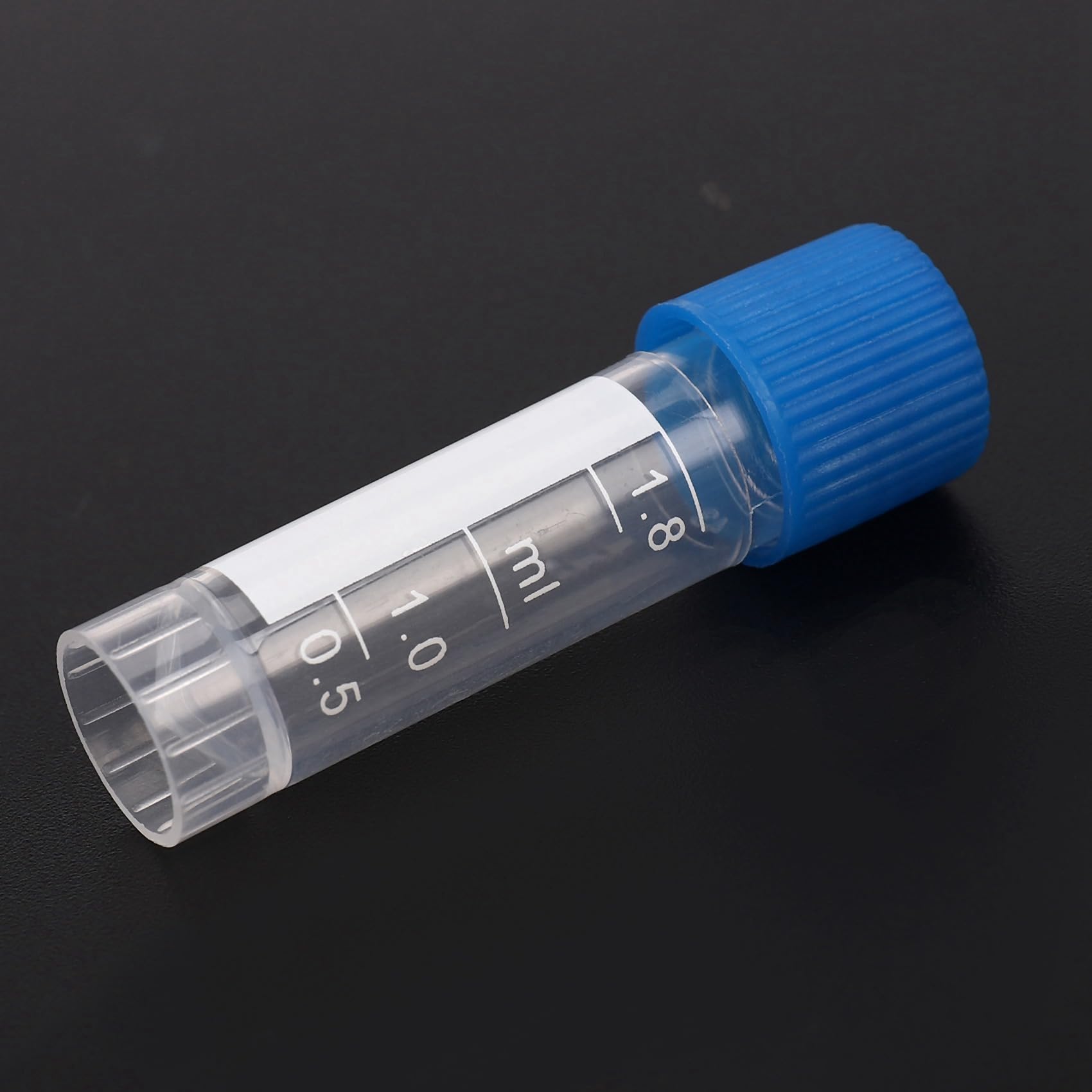 1000Pcs 1.8Ml Plástico Graduado 0.063Oz Tubo de Muestra de Tubo de Ensayo Criovial con Tapa de Sellado