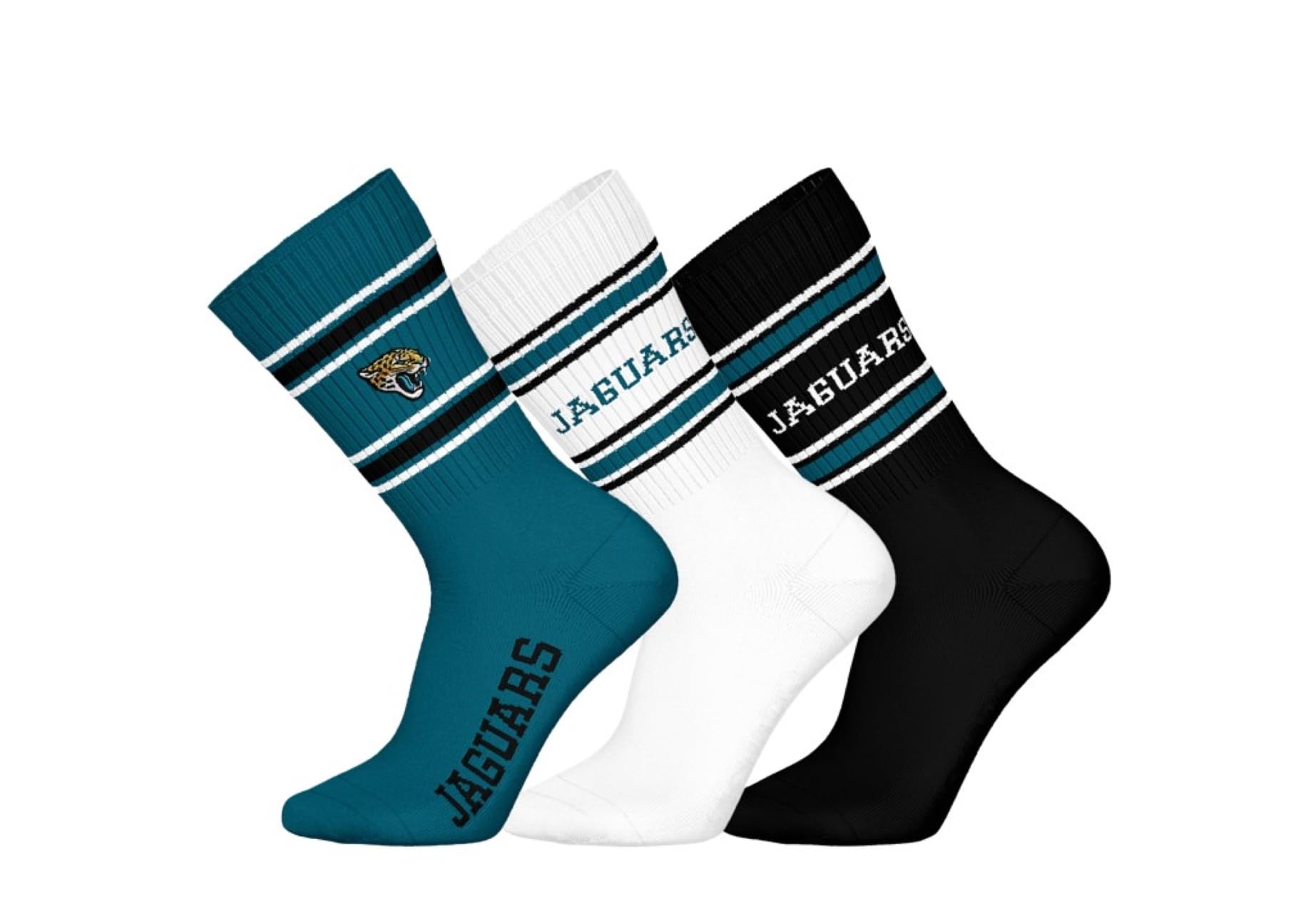 Unisex Jacksonville Jaguars 3pk Crew Socks Sport socks (3er Pack)