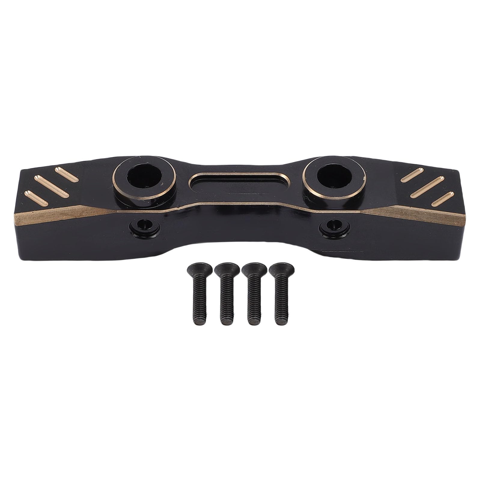 Traversa di ricambio per auto RC in ottone con lussuosa finitura in oro nero per dettagli squisiti per la costruzione di modelli per gli appassionati