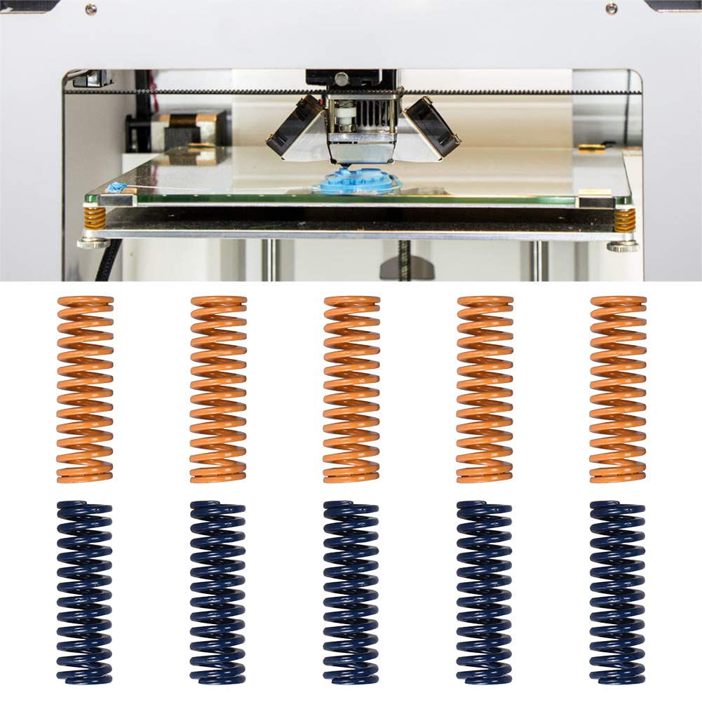 Creality Official 4 pezzi dado di livellamento manuale in alluminio e 4 molle da 20 mm kit aggiornato per Stampante 3D Ender 3, Ender 3 Pro, Ender 3