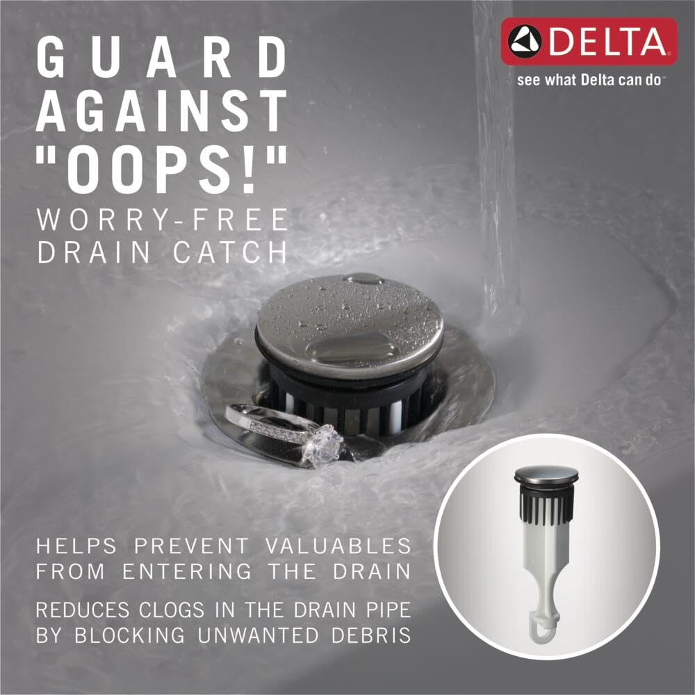 Delta 25789LF-BL Vesna Bathroom Faucet, Matte Black - Image 4