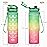 Enerbone 32 oz Water Bottle, Leakproof BPA & Toxic Free, Motivational Water Bottle with Times to Drink and Straw, Fitness Sports Water Bottle with Strap for Office, Gym, Outdoor Sports
